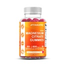 Vitamatic Magnezyum Gummies 600 mg per Service - 60 Vegan Rahatlama, Kas, Bone ve Energy Support