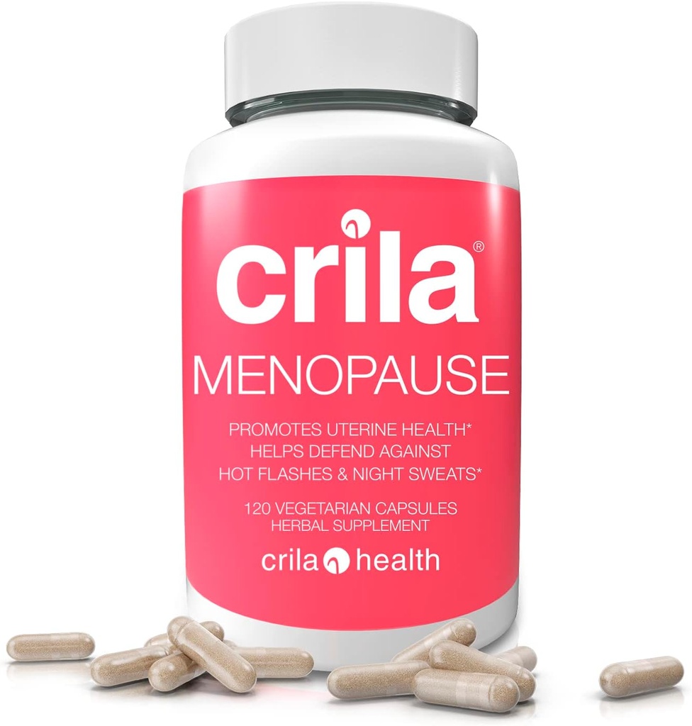 Hot Flash, Mood Swings ve Menopause Hormon Destek CRILA I 2 Ay Supply | Night Sweats & Hot Flashes Menopause Relief Supplements | Estrogen Change for Women, Natural Supplement Pills