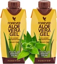 Forever Living Aloe Vera Gel® Minis (330mL/11.15oz Her biri) 99.7% Saf İç Yaprak Kuru Vera Gel, Hiçbir Eklenmedik. Gluten-Free (Pack of 2)