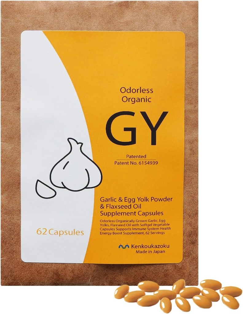 Odorless, Supplements with Allicin, Made in Japan, 62 Counts