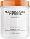 Kodaj Multi Collagen Protein Toz,, Kadınlar ve Erkekler için Hydrolyzed Collagen Supplements, Grass Fed Bone Broth, 2Month Supply, Unflavored, Type 1, 2, 3, 5 & 10, Non-GMO - 20 OZ