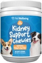 Pet Wellness Kidney Köpekler için Chewies Destek - Vet-Former - Sağlıklı ve Stabil Kidney (Renal) Fonksiyonlar, Normal Akışlar ve Enerji Seviyeleri, Rehmannia, Astragalus - 90 Soft Chews