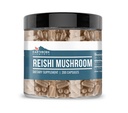 Earthborn Elements Reishi Mushroom 200 Capsules, Pure & Undiled, No Wordss
