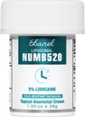Ebanel% Lidoka Numbing Cream, Pain Relief Burn Itch Numb Cream, Allantoin, Vitamin E for Local and Anorectal Uses, Hemorrhoid Tedavisi, 1.35 Oz