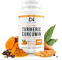 Turmeric Curcumin with BioPerine Black Pepper 1400 mg, Support GLP-1 Natural, Max Abxia Turmeric Supplement for Joint Support with 95 Standardized Curcuminoids C3 Kompleksi, Non GMO, 120 Capsules