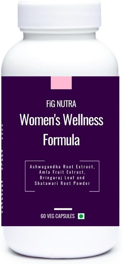 FiG Nutra'nın Kadın Sağlığı Formülü - Vitality, Immunity, Stres Yardım ve Hormonal Denge - 60 Veg Caps
