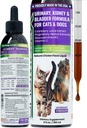 Cat & Dog Urinary Tract Treatment, Bladder & Kidney Köpekler ve Kediler için Destek, Sıvı Cranberry & Glucosamine, Tavuk Flavor, 6 oz Şişe, 1 Paket