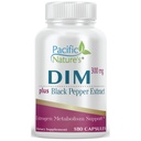Pacific Nature's DIM 300mg with Black Pepper (180 Capsules) Diindolylmethane Supplement for Hormon Balance and Support for both Men & Women - Gluten-Free, Non-GMOMO
