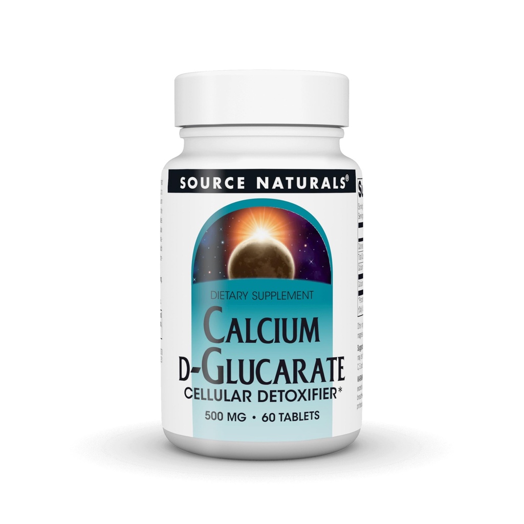 Source Naturalsuba D-Glucarate 500 mg Cellular Detoxifier - 60 Tablet