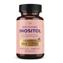 QSTA Myo-Inositol & D-Chiro Inositol Supplement for Women 4100 mg (40:1 Oran) - 9-in-1 Hormonal & Metabolic Support with Folate, B6, B12, D3, çinko & Chromium