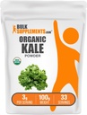 BulkSupplements.com Βιολογικό Kale σκόνη - Πράσινο σκόνη, Superfood συμπλήρωμα - Vegan & Gluten Free, 3g ανά υπηρεσία, 100g (3.5 oz) (πακέτο του 1)