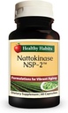 Sağlıklı Alışkanlıklar Nattokinase NSP2 Yüksek Potency Cardiovascular Sağlık Tamam 60 Kont
