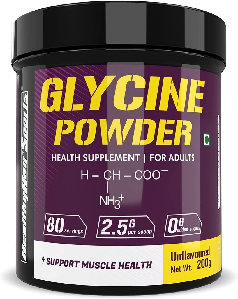 Spor Glycine Toz - Amino Asit Supplement - Destek Kas Sağlığı - 200 gram - 80 Servisler