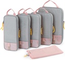BAGSMART 6 /4 Set/2 Seyahat için Promosyon Ambalajları Setler, Hafif Organize Çantalar, Dayanıklı Uzay Kurtarıcı Çantalar Seyahat Esasları