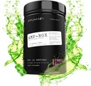 Project #1 AMP-NOX: Non-Stim Pre Workout Toz - Boost Focus, Pump, & Energy - Caffeine Free protein Ispanyalı Men & Women - Gummy Bear Flavor - 40 Hizmetler