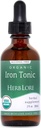 Herb Lore Iron Tonic - Organik Liquid Iron Drops Supplement for Kids & Women - Baby, Infant & Toddler Friendly - Plant Based, Vegan, Gentle, Non Constipating Herbal Tincture (2 fl oz)