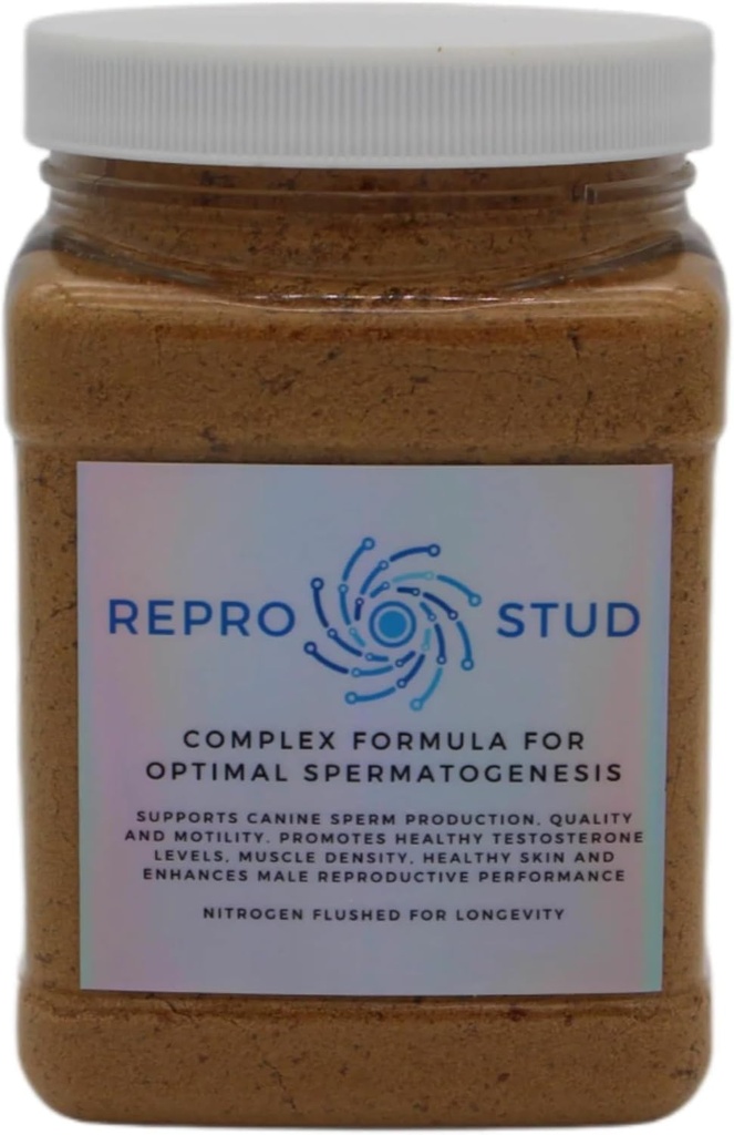 Συμπληρώματα ενισχυτών σπέρματος κυνοειδών – Προηγμένη Φόρμουλα για Βέλτιστη Παραγωγή - Εκτροφή σκύλων Vital Support, Ενισχύει τα αναπαραγωγικά κύτταρα σε αρσενικά σκυλιά - ReproStud MaxTM (1 Botlle)