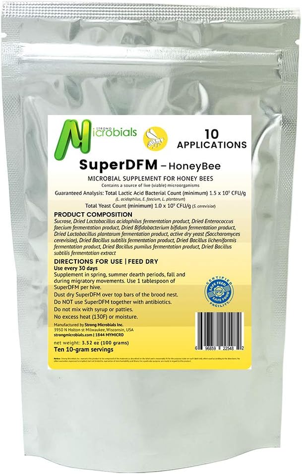Μέλι Μπι, Προβιοτικό συμπλήρωμα για Μέλισσες, 10 Εφαρμογές