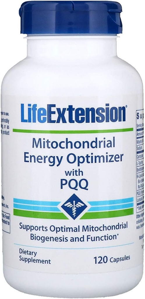 Επέκταση ζωής Mitochondrial Energy Optimizer με BioPQQ, 120 κάψουλες