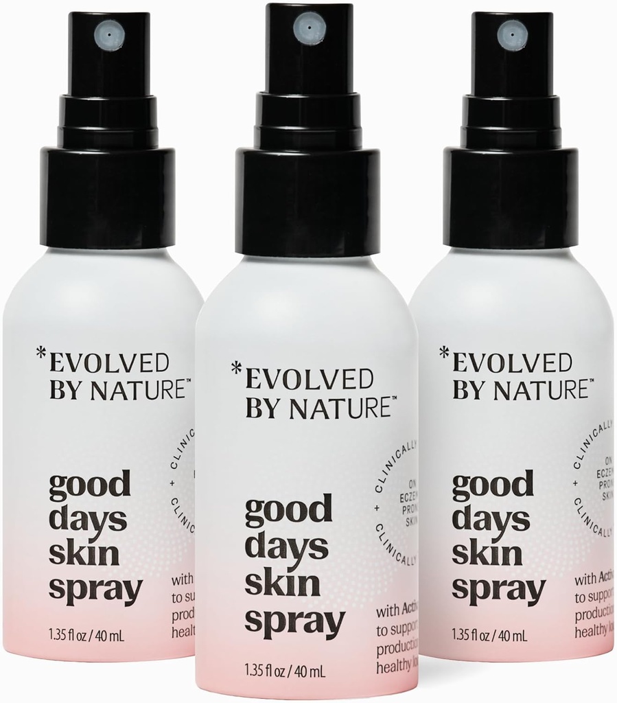 Ekolojik cilt, Good Days Skin Mix, 3 Pack, Klinik olarak Proven Body & Face Spray, Irritation & Redness of Kuru & Hassas Skin Skin