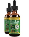 VitaLiver - Liver Health Supplement - Support Liver Cleanse & Detox - Apsiyon için Sıvı Teslimat - Süt Butle, Artichoke, Chanca Piedra, Dandelion & More!