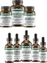 NutraMedix Βότανα Συμπληρώματα για το πλήρες σώμα Detox, Cleanse & Energy Support - Cowden+ Πρόγραμμα Υποστήριξης, Μήνας 1 - Μαγνήσιο Μηλεϊκό, Πρωτολυτικά Ένζυμα και Περισσότερα για Μικροβιακή Ισορροπία