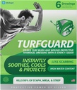 TURPGUARD Hydrogel Turf Burn Dressing with X-Static Silver – Cooling Relief, FDA Cleared, Antimicrobic Protection, & Moist Healing Patch for Burns & Wounds, 2" x 3" Dressings, 6 Pack, by Medagel