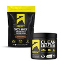 Ανεβάστε 100% Whey Protein Powder, Σοκολάτα 2 LB & Creatine Monohydrate Powder, Unflavoured 45 Servings