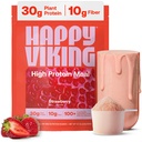 Mutlu Viking Strawberry Protein + Superfoods Toz, Venüs Williams, 20G proteini, Low Carb, Keto, Vegan, Gluten-Free, Non-GMO, Superfoods, Complete Mealchange, 1 Canister (24 oz.)