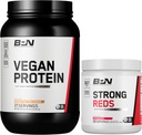 BARE ΕΠΙΔΟΣΕΙΣ ΔΙΑΤΡΟΦΗ BPN Φιστίκι Βούτυρο Vegan Πρωτεΐνη Cookie + Ισχυρό κόκκινο φράουλα BPN