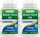 En İyi Doğallar Buğday Germ Petrol 1130 mg 120 Softgels (Pack of 2)