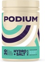 Podium Διατροφή, Στιγμιαία BCAA σκόνη, Hydro και αλάτι, Blue Razz Slushie, 30 εξυπηρετούν, ηλεκτρολύτες, ενυδάτωση, ανάκτηση