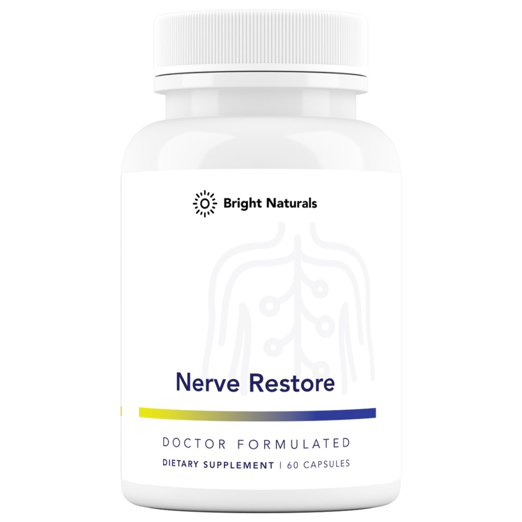 Nerve Restore - Nerve Support Supplement - Pea, White Willow ve B-Vitamin Nerve Support Complex for Advanced Nerve Health Support - Made in the USA, 60 Capsules