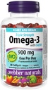 Webber Naturals Τριπλή Δύναμη Ωμέγα-3 με CoQ10 εντερική επικάλυψη 900 mg Ωμέγα-3 (EPA • DHA) / 100 mg CoQ10, 80caps