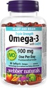 Webber Naturals Triple Strength Omega-3 with CoQ10 enteric cover 900 mg Omega-3 (EPA • DHA) / 100 mg CoQ10, 80caps