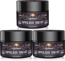 Ajoblanco 600 mg Doğal Himalaya Organik Shilajit Giyim - Himalaya Altın Shilajit İmalatı Enerji, Güçlü ve Immunity, 3 Paket