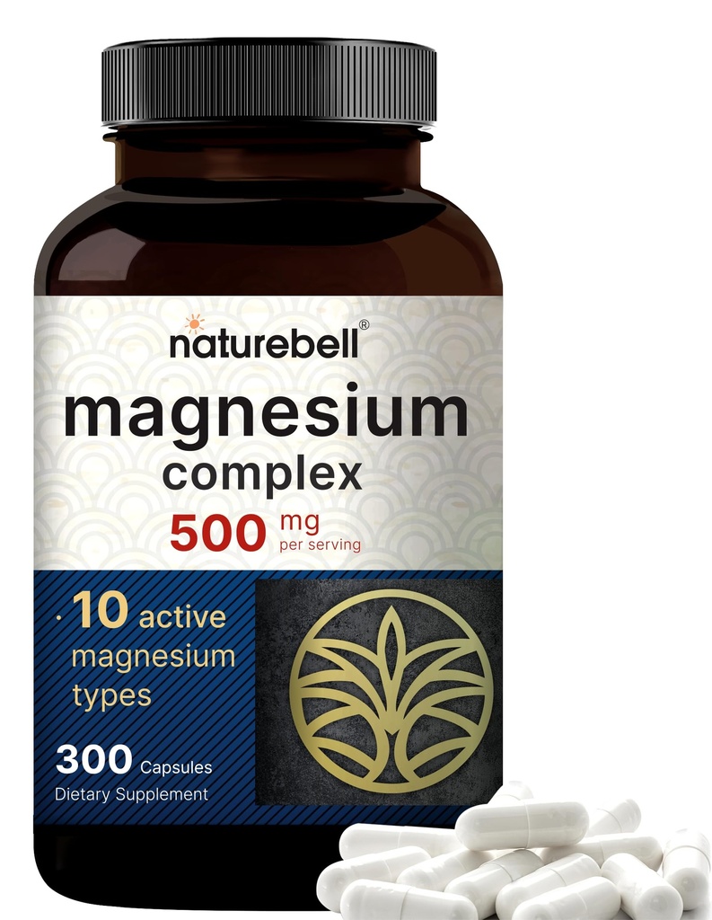 Συγκρότημα μαγνησίου 500mg, 300 κάψουλες 