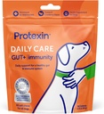 Protexin Daily Care Gut+ Immunity | 60 Dog Chews, Türkiye ve Cranberry Flavor Dog Supplement | Probiyotiks for Dogs, Dog Postbiyotiks