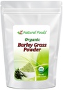 Z Doğal Gıdalar Organik Barley Grass Toz - USDA Organik Bütün Gıda Enerji Güçleri, Detox & pH Dengesi, Mineraller - Su için Antioksi Mix, Su, Smoothies, 5 lbs
