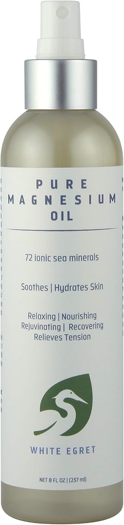 White EGRET Oil Magnezyum Pure, 8 FZ
