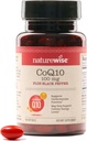 NatureWise CoQ10 100 mg + Black Pepper Softgels - High Abxia Coenzyme Q10 + Black Pepper - Heart Health + Cellular Energy - Vegan, Non-GMO, Gluten-Free - 90 Count[90-Day Supply]