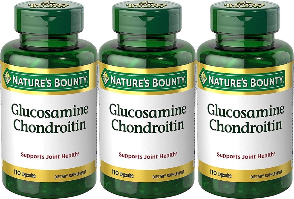 Nature's Bounty Glucosamine Chondroitin Complex, 110 Count (πακέτο των 3)