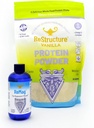 RnA ReSet Performance Bundle – ReMag Liquid Magnesium 8.1oz & ReStructure Vanilla Whey Protein 594g, Mus Recovery & Fitness Support (2 Formulas)