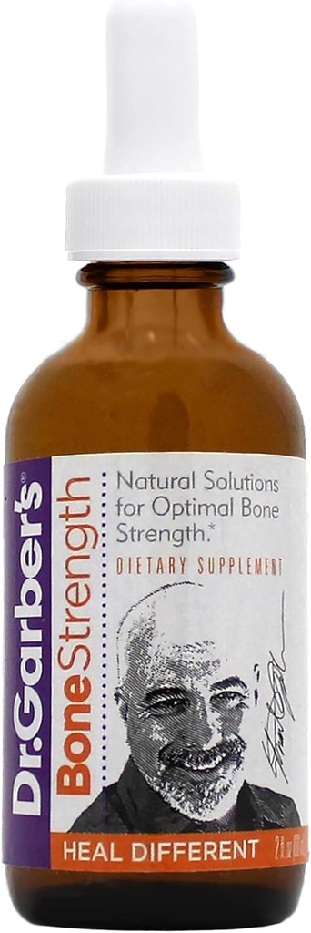 Dr. Garber'in Doğal Çözümleri Bone Strength Oral Drops-Gemmoterapi Sıvı Supplement | Bone Strength & Influence, Restore & Use Bone Health & Better Ab Principles & Vitamin D-60 ml