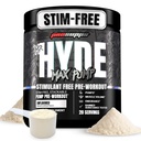 PROSUPPS Bay Hyde Max Pump Pre Workout Toz - Stim-Free Preworkout Supports Blood Flow, Muscle Volume & Endurance - Caffeine-Free Nitric Fitness Gym & Fitness Supplements (Unflavored, 20 hizmet)