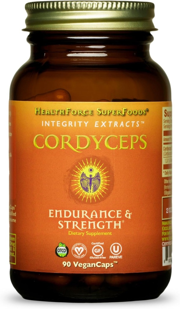 HealthForce SuperFoodsCompyceps – Capsules - 90 Vegan Capsules