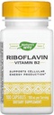 Nature's Way Vitamin B2, 100 mg Riboflavin, 100 Capsules, 2 Paket
