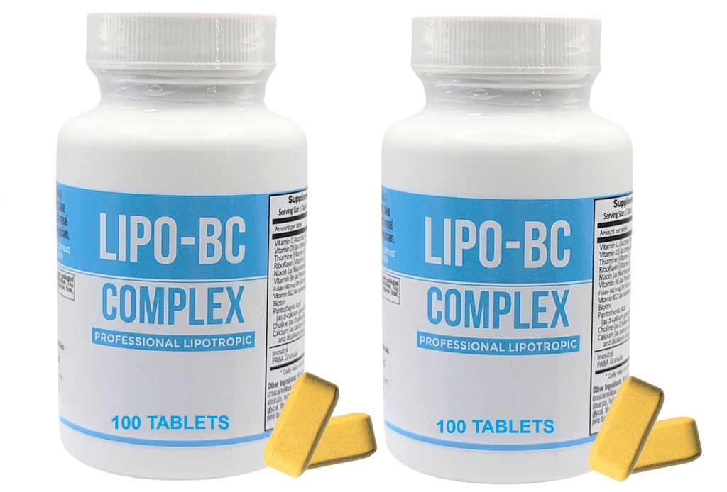Lipo BC Complex 100 δισκία (2 Συσκευασία) 200 δισκία Σύνολο