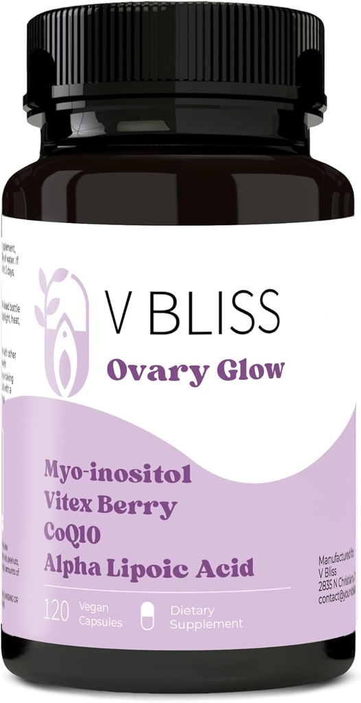 Myo-inositol & Vitex Berry | Kadınlar için Sağlıklı Ovarian Destek, Ferttitude Support | CoQ10, Alfa-lipoic Acid, Chromium | Destekler Sağlıklı Ovulation