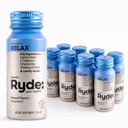 Ryde: Rahat Shot | Raspberry Flavor | Lemon Balm, L-Theanine, Ginseng & Chamomile | 0 Calories, 0 Sugar | 2 FL OZ Shots | Helps You Relax* (8 Pack)